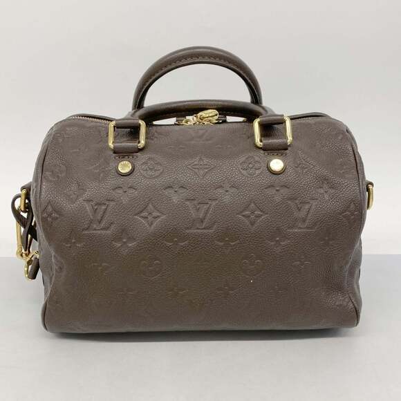Louis Vuitton Monogram Empreinte Speedy Bandouliere 25 Handbag M40761 Tail 2-... - Picture 13 of 13